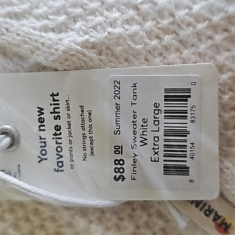 Marine layer Finley Sweater Tank White - Picture 6 of 7
